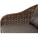 "Равенна" диван двухместный плетенный из ротанга, цвет коричневый "Равенна" диван двухместный плетенный из ротанга, цвет коричневый