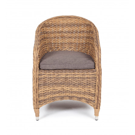 плетеное кресло из искусственного ротанга (гиацинт)