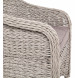 "Равенна" плетеное кресло из искусственного ротанга (гиацинт), цвет серый "Равенна" плетеное кресло из искусственного ротанга (гиацинт), цвет серый