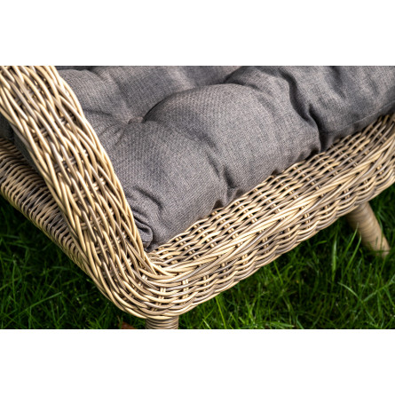 "Толедо" лаунж-зона из искусственного ротанга, цвет соломенный