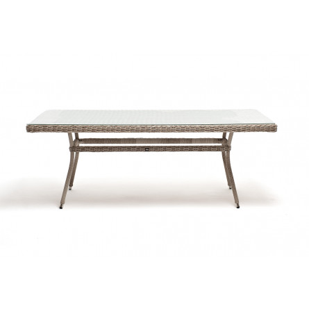 плетеный стол из искусственного ротанга 200х90см