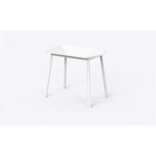 РАУНД Стол раздвижной со стеклом 94(124)х64