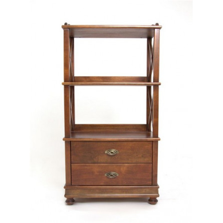 Стеллаж 2 полки (Орех) 112