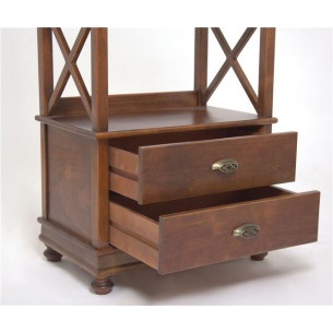 Стеллаж 2 полки (Орех) 112