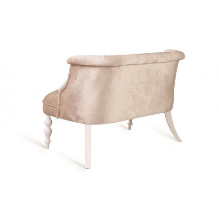 Диван Бархат (эмаль белая / 30 - бежевый)