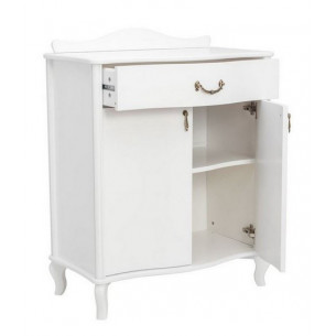 Комод "Джульетта" с распашными дверцами (молочный дуб) Вис