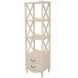 Этажерка "Джульетта"-3 (дуб шампань) Вис
