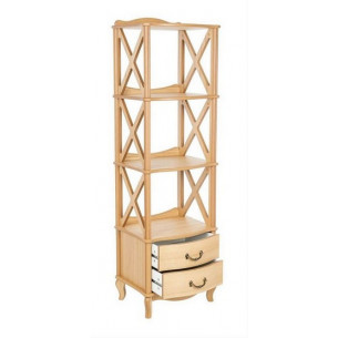 Этажерка "Джульетта"-3 (светлый дуб) Вис