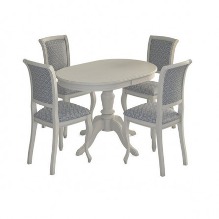 Стол "Капелла-2" (Эмаль 11/Слоновая кость) Тип 2