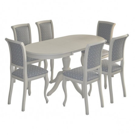 Стол "Капелла-2" (Эмаль 11/Слоновая кость) Тип 2