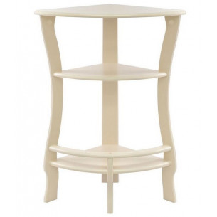 Этажерка угловая "Грейс" (дуб шампань ) Вис