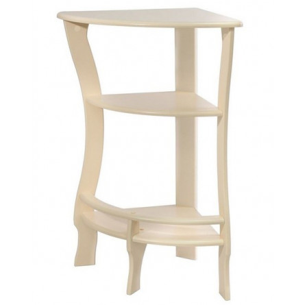 Этажерка угловая "Грейс" (дуб шампань ) Вис