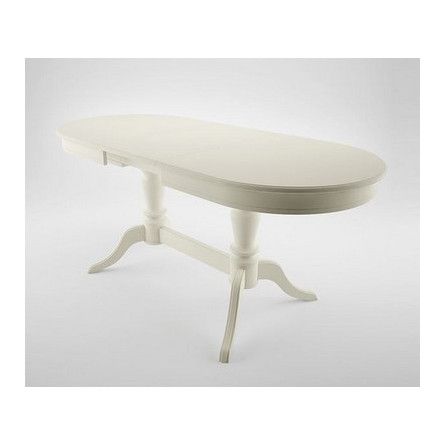 Стол "Орфей-2" (Эмаль 11/Слоновая кость/шпон бук)