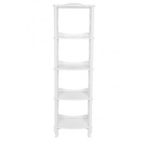 Этажерка-стеллаж "Джульетта"-4 (молочный дуб ) Вис