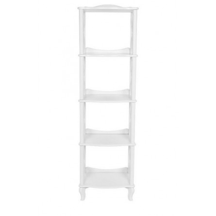 Этажерка-стеллаж "Джульетта"-4 (молочный дуб ) Вис
