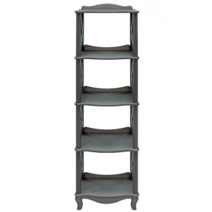 Этажерка-стеллаж "Джульетта"-4 (серый ясень) Вис