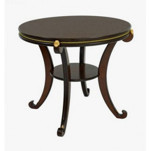 Стол журнальный "Глория М" (орех) Вис