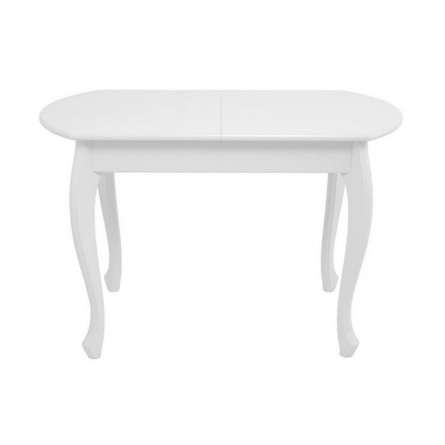 Стол "Венеция" (Белый/массив березы, Шпон)