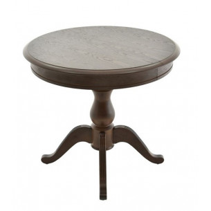 Стол "Фабрицио-1" раздвижной (D 820 / Цвет дерева: Тон 7 Орех темный)