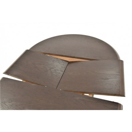 Стол "Фабрицио-1" раздвижной (D 820 / Цвет дерева: Тон 7 Орех темный)