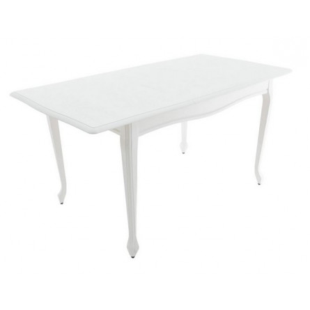 Стол "Кабриоль 120" раздвижной (1200х800 / Цвет дерева: Тон 9 Эмаль белая)