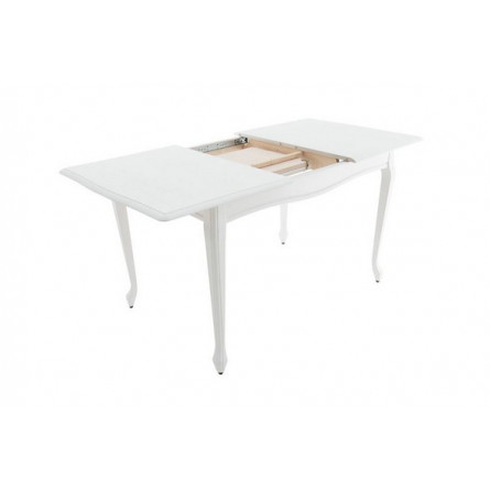 Стол "Кабриоль 120" раздвижной (1200х800 / Цвет дерева: Тон 9 Эмаль белая)