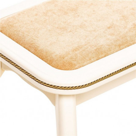 Банкетка Миледи (Дуб шампань / ткань Крем) Вис