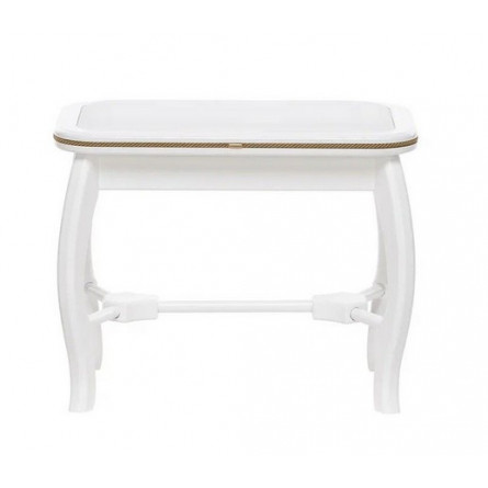 Банкетка Миледи (Молочный дуб / к.з Белый) Вис