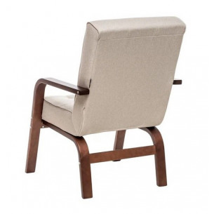 Кресло Модена  (Орех тестура/ткань Малмо 05, кант Малмо 05)