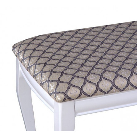 Банкетка "Дионис" (Белый/ ткань RIO)