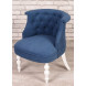 Кресло Бархат (эмаль белая / RS 30 синий) Кресло Бархат (эмаль белая / RS 30 синий)