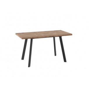 Стол раздвижной БОРГ-110(142)х70 Дуб велингтон/Чёрный