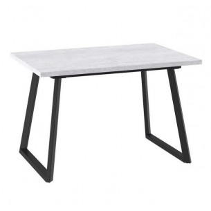 Стол раздвижной Loft-120(160)х80 Серый сланец/Чёрный