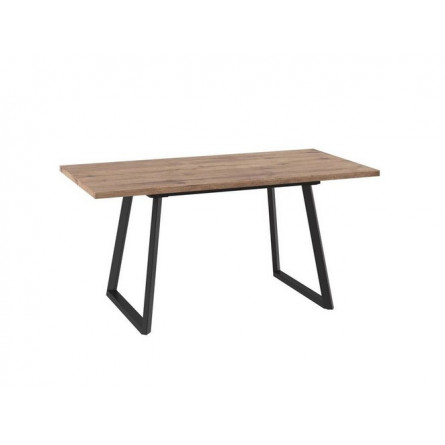 Стол раздвижной Loft-120(160)х80 Дуб велингтон/Чёрный