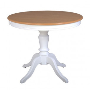 Стол "Эгина" (Дуб натуральный/Белый)