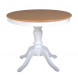 Стол "Эгина" (Дуб натуральный/Белый)