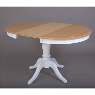 Стол "Эгина" (Дуб натуральный/Белый)