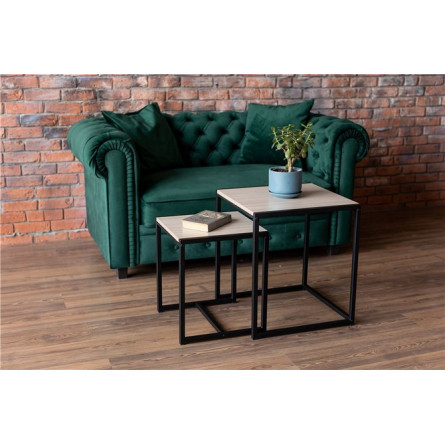 Стол журнальный "Терса" комплект (ясень шимо светлый)