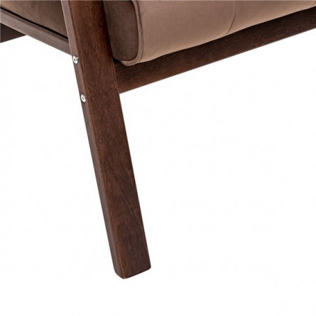 Кресло Модена (Орех тестура/ткань V23, кант V23)