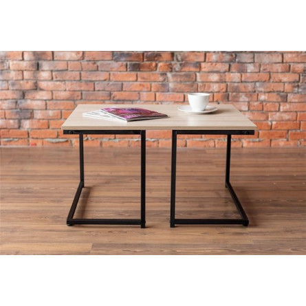 Стол журнальный "Тегра" (ясень шимо светлый)