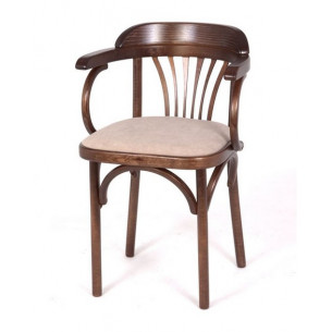 Стул Венский мягкий (темный тон