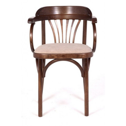 Стул Венский мягкий (темный тон, ткань RS 16)