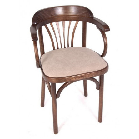 Стул Венский мягкий (темный тон, ткань RS 16)