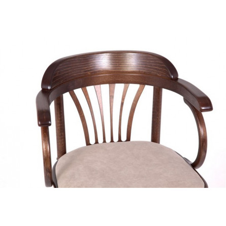 Стул Венский мягкий (темный тон, ткань RS 16)