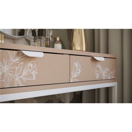 Консоль "Дрим" (Пудра/Белый)