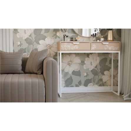 Консоль "Дрим" (Пудра/Белый)