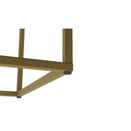 Тумбочка прикроватная "Дрим" (Ясень браш белый/Золото 7097283101)