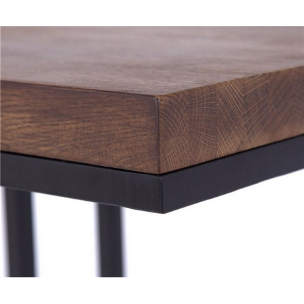 Стол кофейный Энди Loft (Дуб/каркас чёрный)