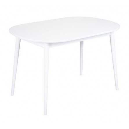 Стол овальный Алиса-1200 (белый/белый) раздвижной