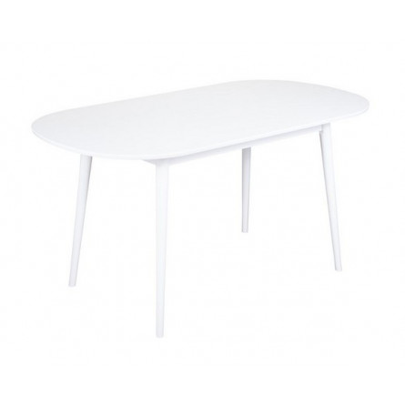 Стол овальный Алиса-1200 (белый/белый) раздвижной